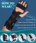 Resting Hand Splint for Stroke Recovery & Carpal Tunnel Relief – Night…