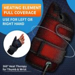 sticro Wrist Thumb Brace Heating Pad for Arthritis and Carpal Tunnel R…