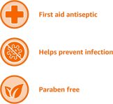 Amazon Basics First Aid Antiseptic, 10% Povidone Iodine Solution First…