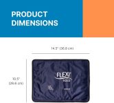 2 FlexiKold Gel Ice Packs (Standard Large: 10.5″ x 14.5″) – Reusable C…