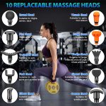 TOLOCO Massage Gun, Deep Tissue Back Massage for Athletes for Pain Rel…