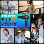 TOLOCO Massage Gun, Deep Tissue Back Massage for Athletes for Pain Rel…