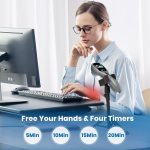 Handheld Red Light Therapy with Stand, Infrared Light Therapy Device f…