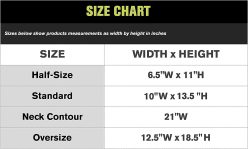 Chattanooga ColPac – Black Polyurethane – Oversize – 12.5 in x 18.5 in