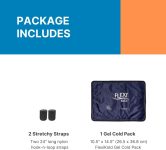 FlexiKold Reusable Gel Large Ice Pack with Straps – Cold Compress Gel …