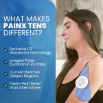 PainX TENS Wireless Tens Unit Muscle Stimulator with EMS – FSA Tens Un…