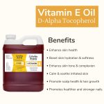 Pure Vitamin E Oil Bulk – 32 oz D-Alpha Tocopherol 100% Pure & All Nat…