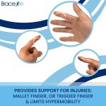 Brace On EZ Finger Splint Kit – Universal Finger Brace With Adjustable…