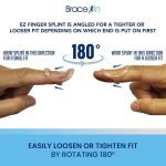 Brace On EZ Finger Splint Kit – Universal Finger Brace With Adjustable…