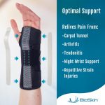 BioSkin Carpal Tunnel Wrist Brace – For Arthritis Pain And Support, Te…