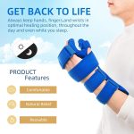 Resting Hand Splint, Stroke Hand Therapy Equipment, Hand Brace with Fi…