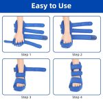 Resting Hand Splint, Stroke Hand Therapy Equipment, Hand Brace with Fi…