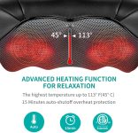 Shiatsu Neck and Back Massager with Soothing Heat, Nekteck Electric De…