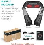 Shiatsu Neck and Back Massager with Soothing Heat, Nekteck Electric De…