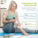 AUVON Dual Channel TENS Unit Muscle Stimulator Machine with 20 Modes, …