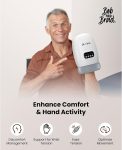 BOB AND BRAD Hand Massager with Heat and Compression, FSA HSA Eligible…