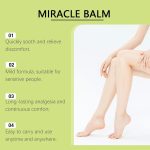 Miracle Balm for Leg & Body Massage Balm 2-Pack, Herbal Comfort Cream …