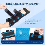 Resting Hand Splint, Stroke Hand Wrist Brace for Carpal Tunnel Wrist N…