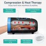 QUINEAR Hand Massager – Cordless Hand Massager with Heat and Compressi…