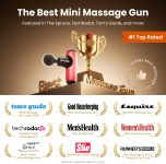 BOB AND BRAD Q2 Mini Massage Gun, Pocket-Sized Deep Tissue Massager Gu…