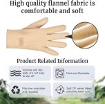 2 Pcs Castor Oil Pack Wrap for Hands, Organic Castor Oil Wrap Castor O…