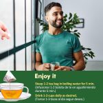 Herbmood Cleavers Lymphatic Drainage Tea Bags for Lymph System Support…