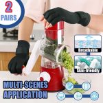 2 Pairs Copper Arthritis Gloves for Women Men, Compression Gloves with…