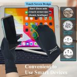 2 Pairs Copper Arthritis Gloves for Hand Pain, Full Finger Compression…