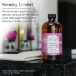 HERITAGE STORE Wool Flannel for Castor Oil Pack, Reusable & Highly Abs…