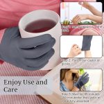 2 Pcs Castor Oil Pack Wrap for Hands, Organic Castor Oil Wrap Castor O…