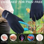 2 Pairs Compression Full Finger Arthritis Gloves, Copper Glove with To…