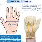 Panitay 2 Pair Traction Exercise Glove Hand Finger Strengthening Thumb…