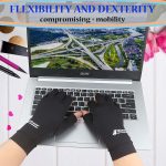 2 Pairs Copper Arthritis Gloves – Compression Gloves for Arthritis Pai…