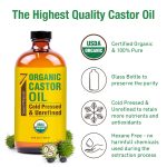 Seven Minerals New 16 fl oz Glass Bottle Castor Oil Organic Cold Press…