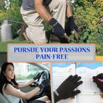 Big Mango 2 Pairs Pack Copper Arthritis Gloves, Compression Gloves for…