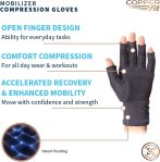 Copper Fit Mobilizer Hand Compression Gloves: Arthritis, Joint Swellin…