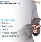 Copper Fit Mobilizer Hand Compression Gloves: Arthritis, Joint Swellin…