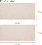 2Pcs Cotton Flannel for Castor Oil Pack, Less Mess Made of Unbleached …