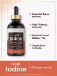 Carlyle Liquid Iodine Drops 4 fl oz | 150 mcg | Iodine & Potassium Iod…