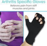 Vive Rheumatoid Arthritis Gloves – Men and Women Fingerless Compressio…