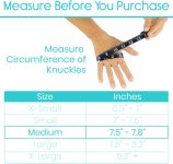 Vive Rheumatoid Arthritis Gloves – Men and Women Fingerless Compressio…