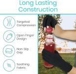 Vive Rheumatoid Arthritis Gloves – Men and Women Fingerless Compressio…