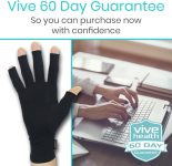 Vive Rheumatoid Arthritis Gloves – Men and Women Fingerless Compressio…
