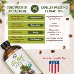 Pure Organic Cold Pressed Castor Oil – USDA Certified Unrefined Glass …