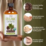 Pure Organic Cold Pressed Castor Oil – USDA Certified Unrefined Glass …