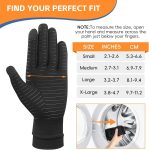 Big Mango Arthritis Gloves, Compression Gloves with Touchscreen Finger…