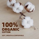 Organic Cotton Flannel Unbleached Wool for Castor Oil Pack – 2Pcs Set …