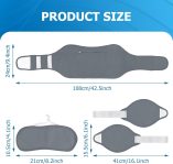 4Pack Castor Oil Pack for Knee, Neck and Abdomen, Reusable Compress Ca…