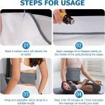 4Pack Castor Oil Pack for Knee, Neck and Abdomen, Reusable Compress Ca…