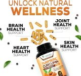 Turmeric Curcumin Supplement 1950mg – 95% Curcuminoids with Organic Tu…